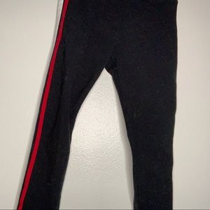 Hollister Leggings with Red and White Stripe